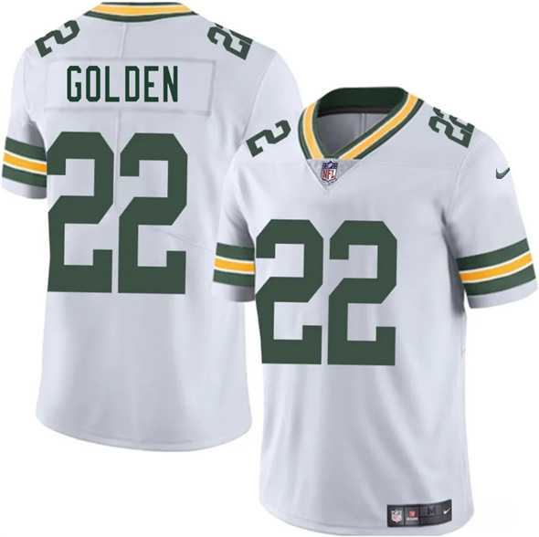 Men & Women & Youth Green Bay Packers #22 Matthew Golden White 2025 Vapor Untouchable Limited Stitched Jersey